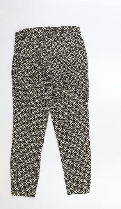 Womens UK Size 12 H&M Regular Fit  Beige Trousers