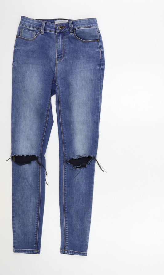 New Look Womens Blue  Denim Skinny Jeans Size 10 L30 in