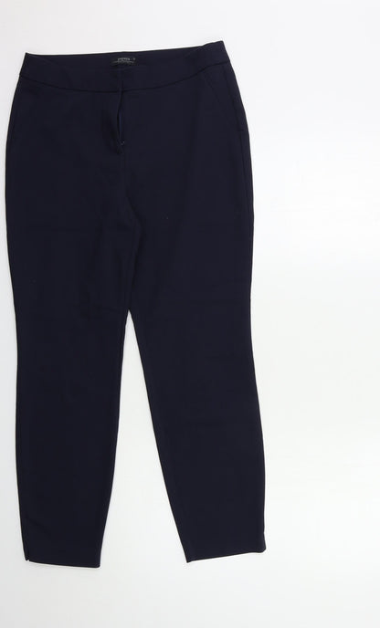 Womens UK Size 12 Papaya Regular Fit Skinny Blue Jeans