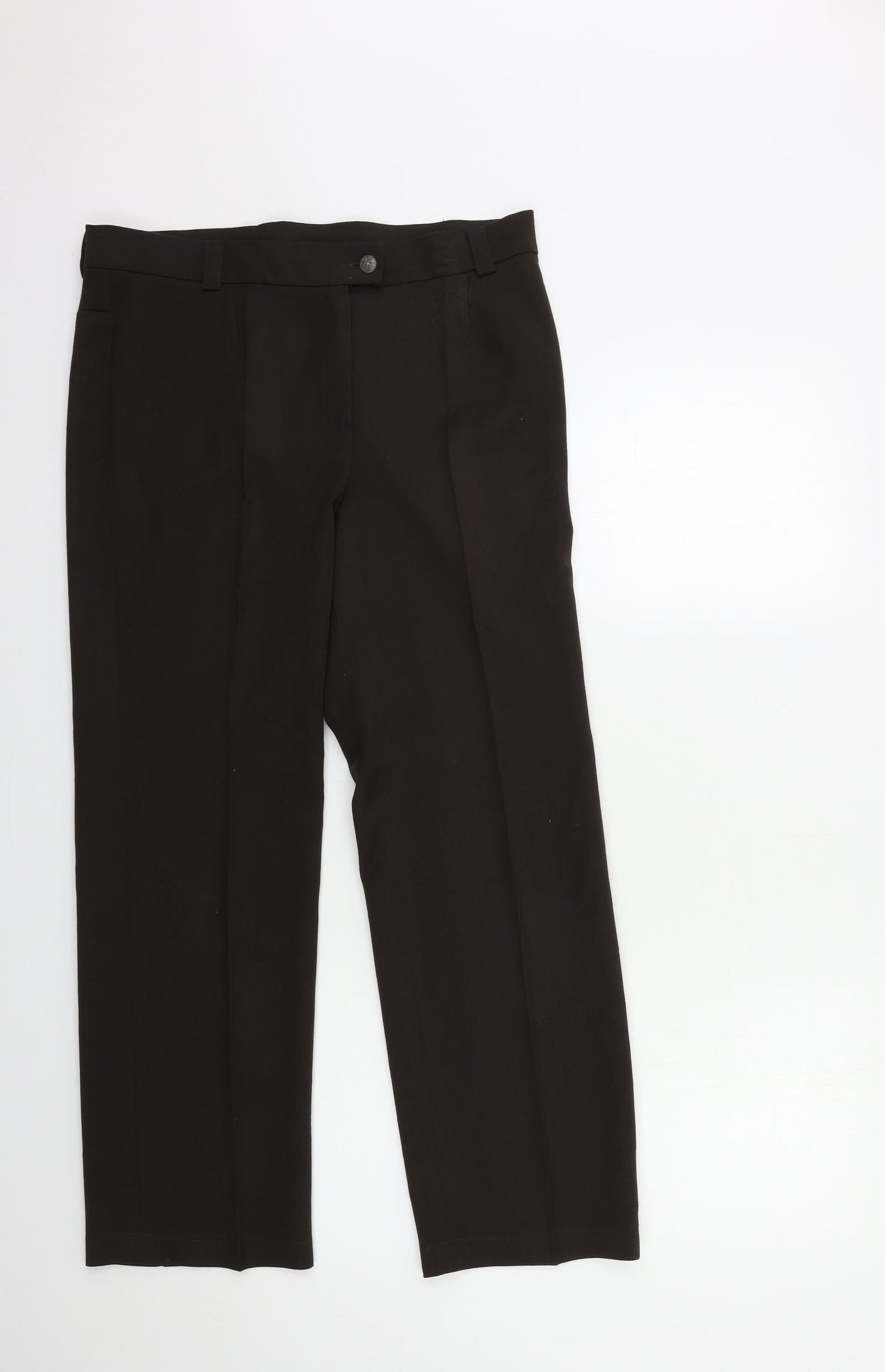Womens UK Size 32 in Preworn Regular Fit  Brown Trousers
