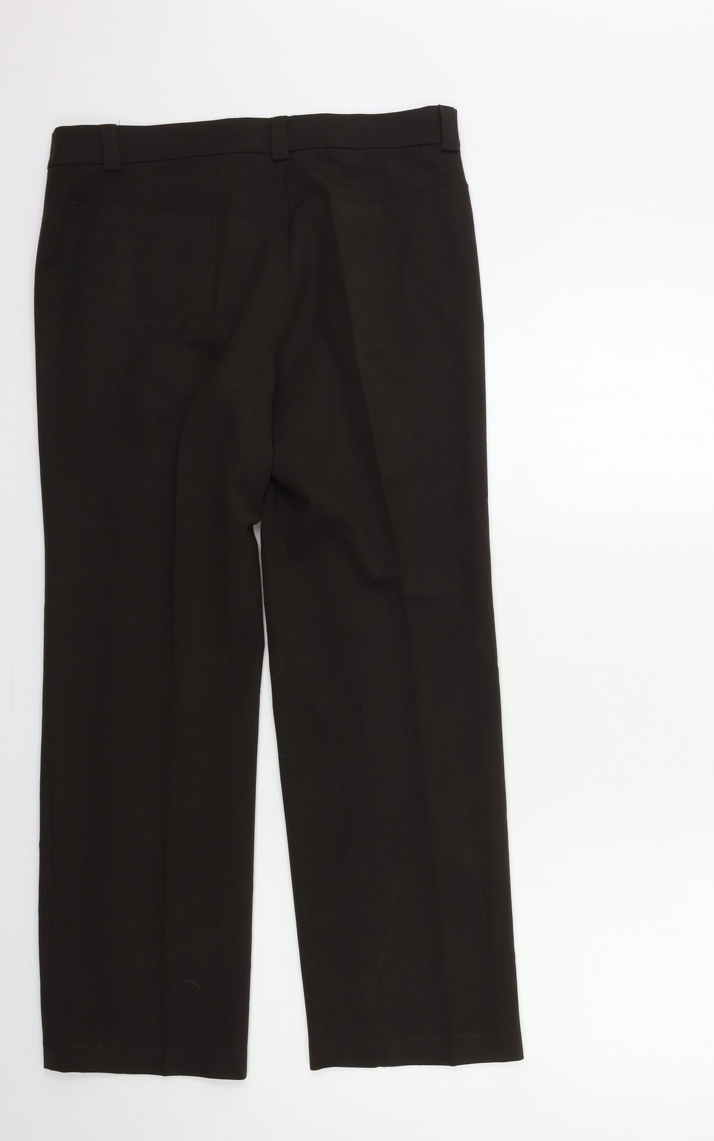 Womens UK Size 32 in Preworn Regular Fit  Brown Trousers