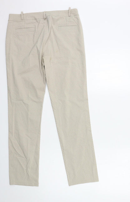 Womens UK Size 30 in Preworn Regular Fit  Beige Trousers
