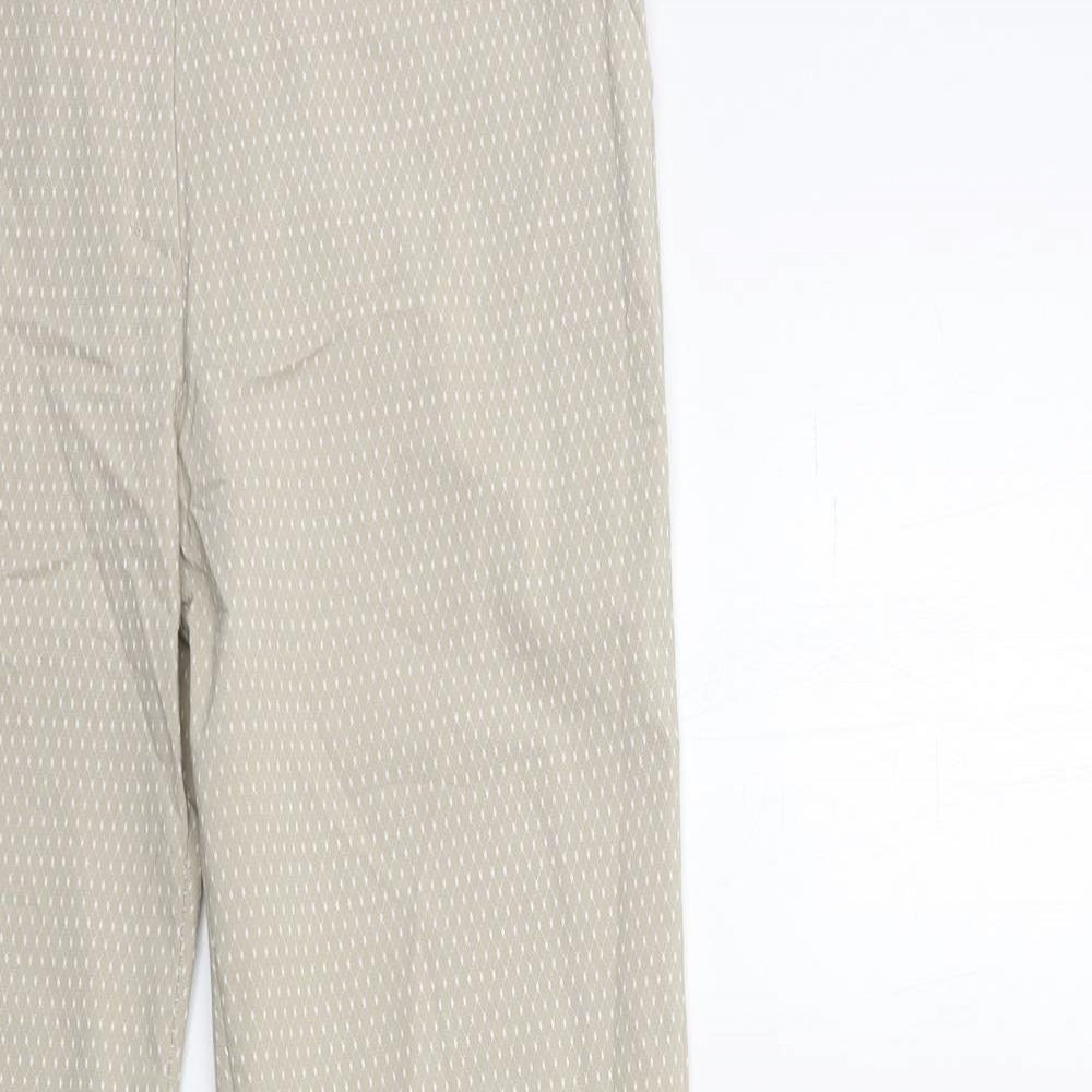 Womens UK Size 30 in Preworn Regular Fit  Beige Trousers