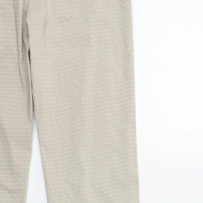 Womens UK Size 30 in Preworn Regular Fit  Beige Trousers