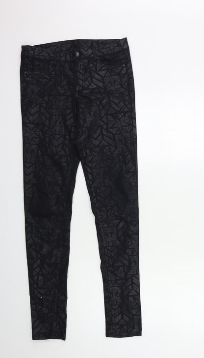 Womens UK Size 8 H&M Regular Fit Skinny Black Jeans