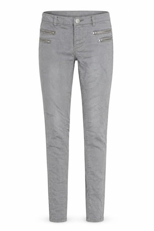 Front view of Only women’s grey denim skinny jeans, size XS, 30-inch leg