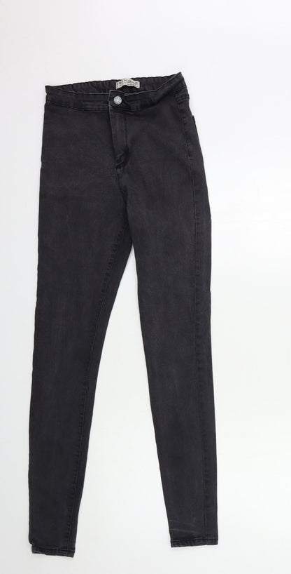 Denim & Co. Womens Grey  Denim Skinny Jeans Size 12 L30 in