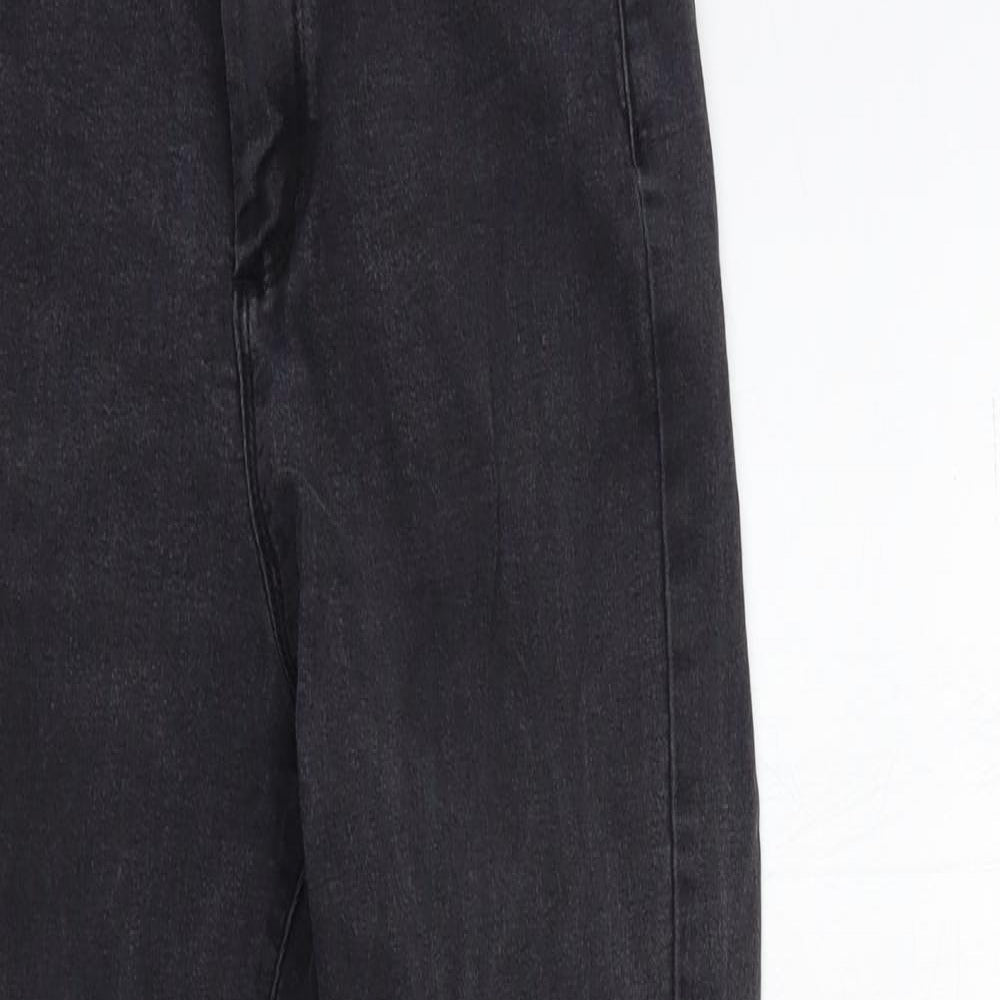 Denim & Co. Womens Grey  Denim Skinny Jeans Size 12 L30 in