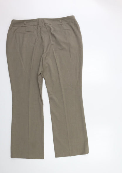Womens UK Size 18 Marks and Spencer Regular Fit  Grey Trousers