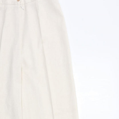 Womens UK Size 28 in Preworn Regular Fit  Beige Trousers