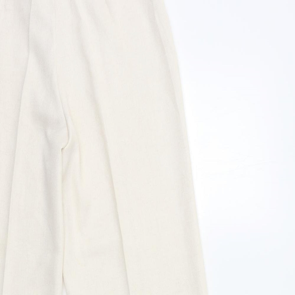 Womens UK Size 28 in Preworn Regular Fit  Beige Trousers