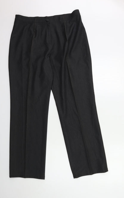 Womens UK Size 34 in Preworn Regular Fit  Grey Trousers