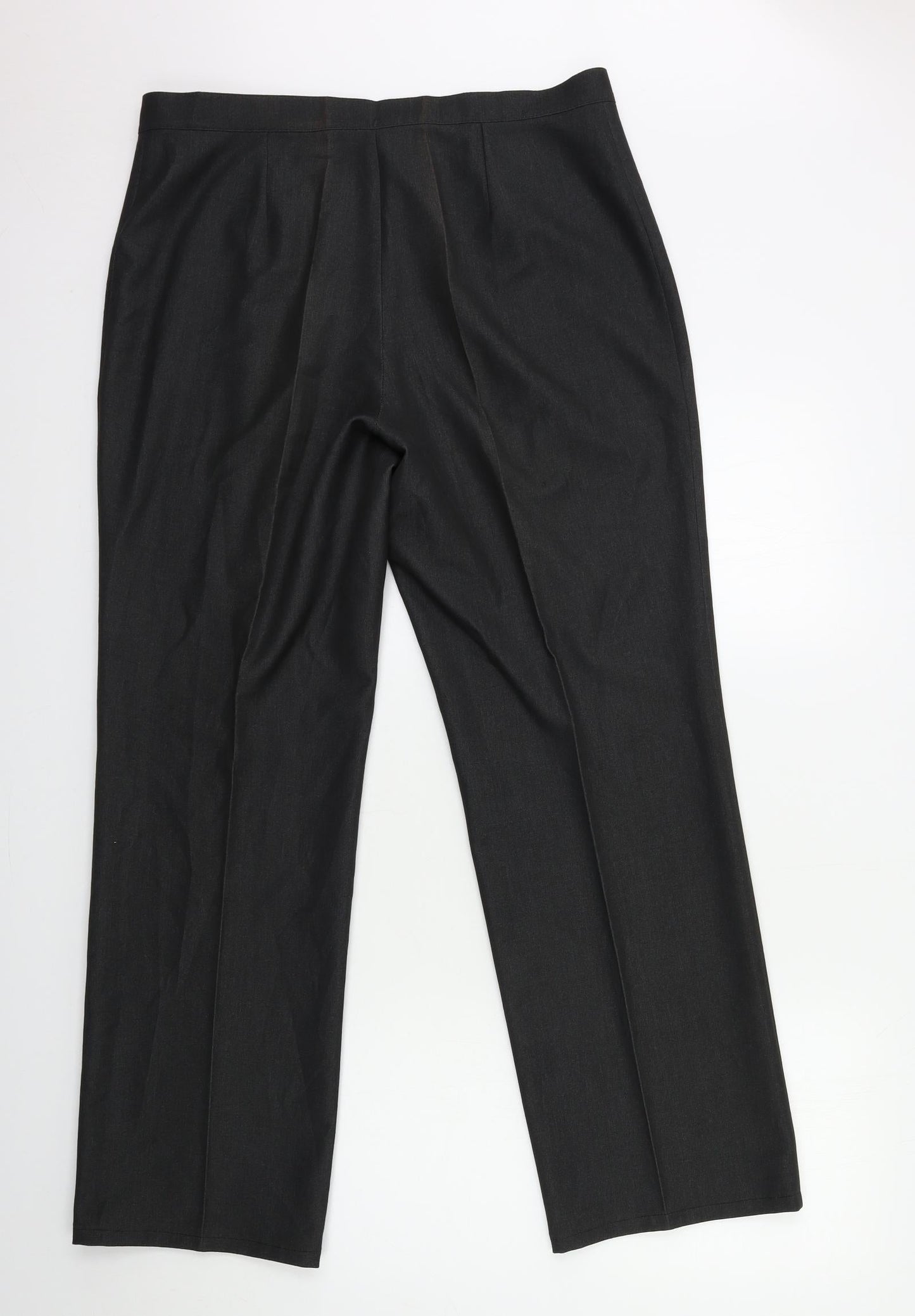 Womens UK Size 34 in Preworn Regular Fit  Grey Trousers