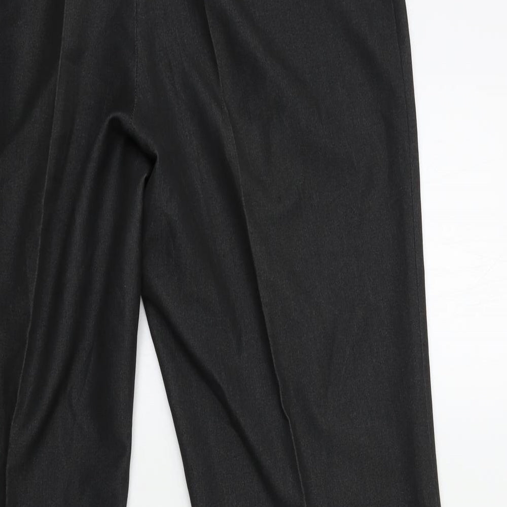 Womens UK Size 34 in Preworn Regular Fit  Grey Trousers