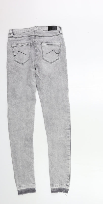 Womens UK Size 26 in Preworn Regular Fit Skinny Grey Jeans