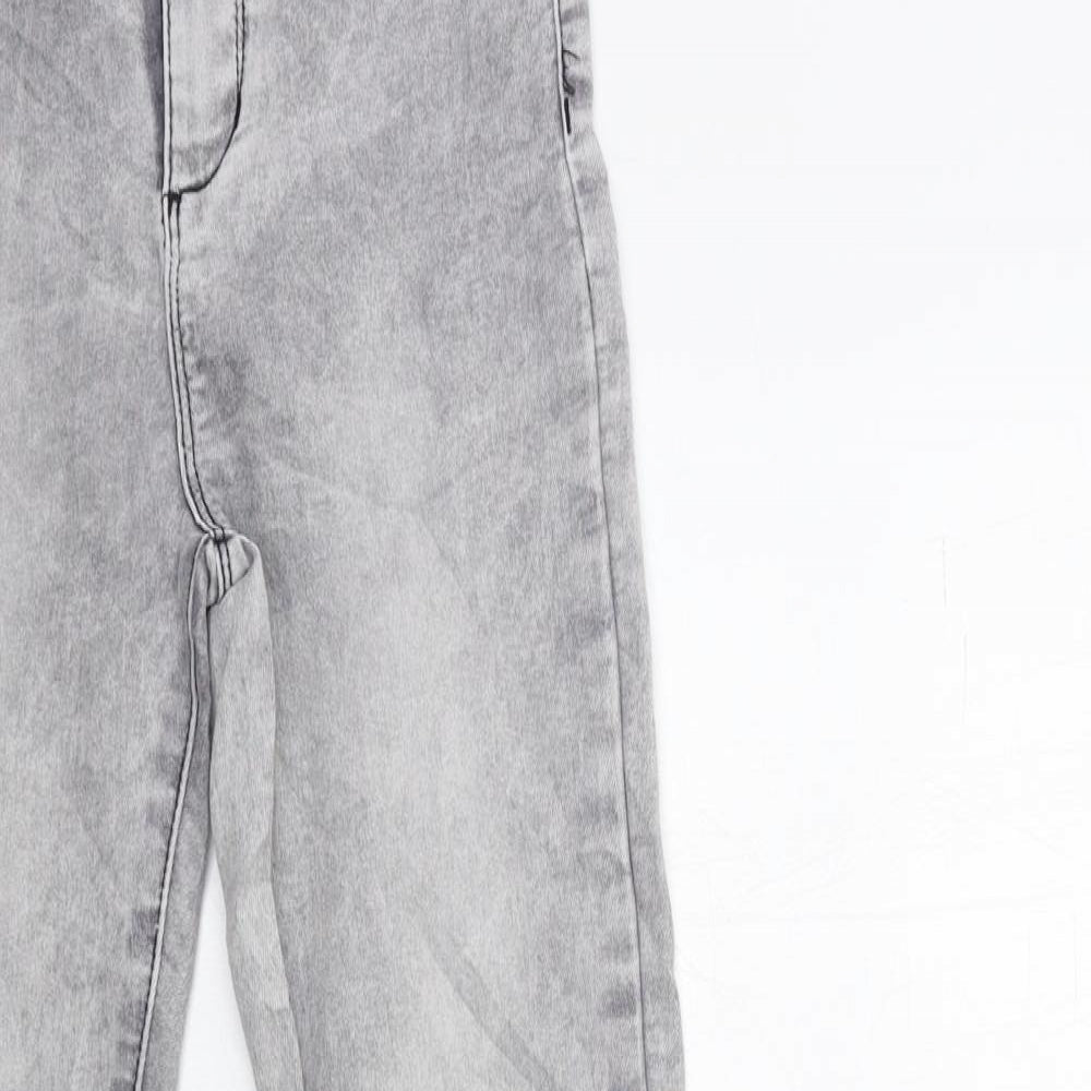 Womens UK Size 26 in Preworn Regular Fit Skinny Grey Jeans