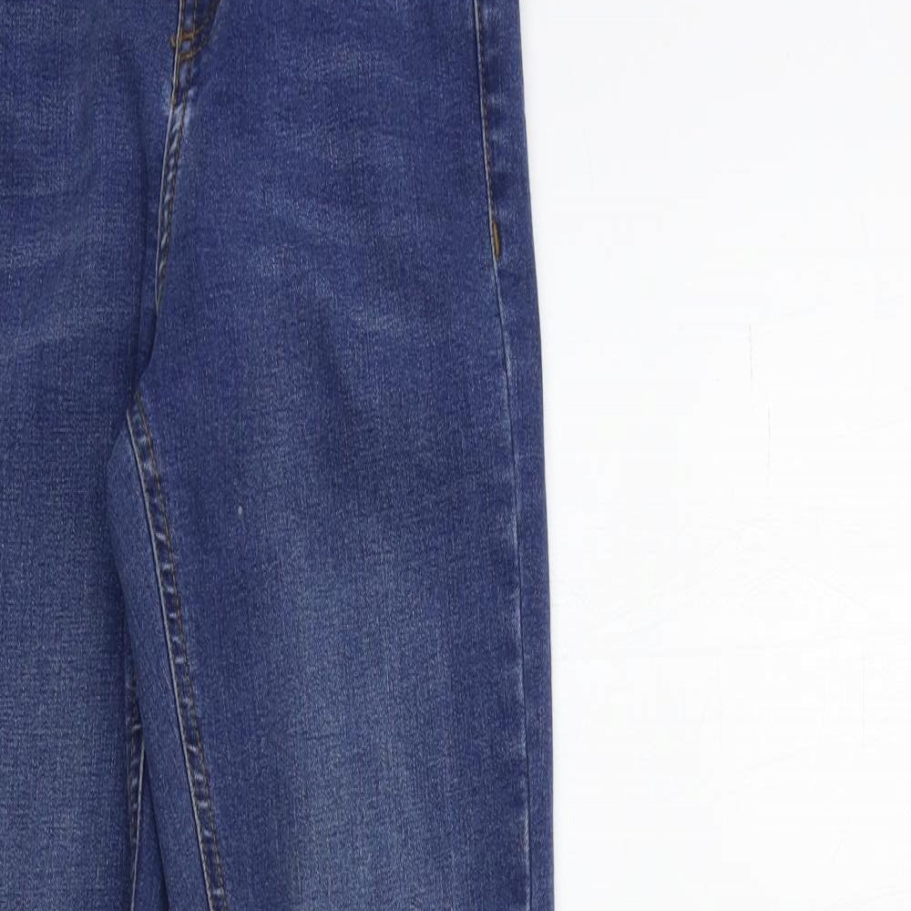 Topshop Womens Blue  Denim Skinny Jeans Size 25 in L34 in