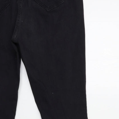 Womens UK Size 38 in Preworn Regular Fit Skinny Black Jeans
