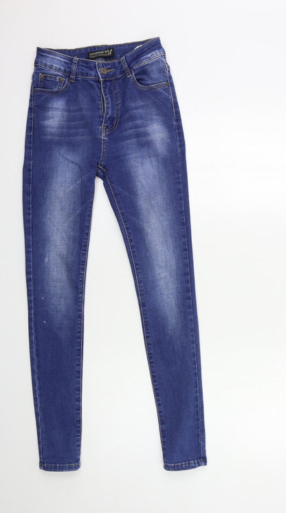 UYOKO Womens Blue  Denim Skinny Jeans Size 26 in L28 in