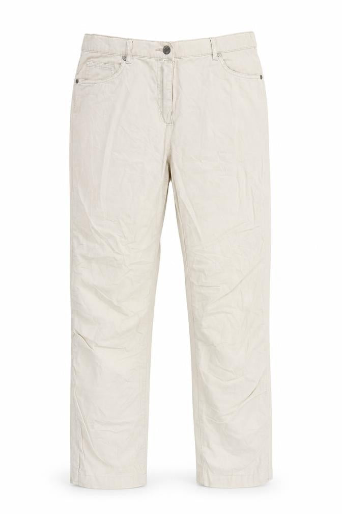 CARMELA Womens Beige   Trousers  Size 12 L29 in