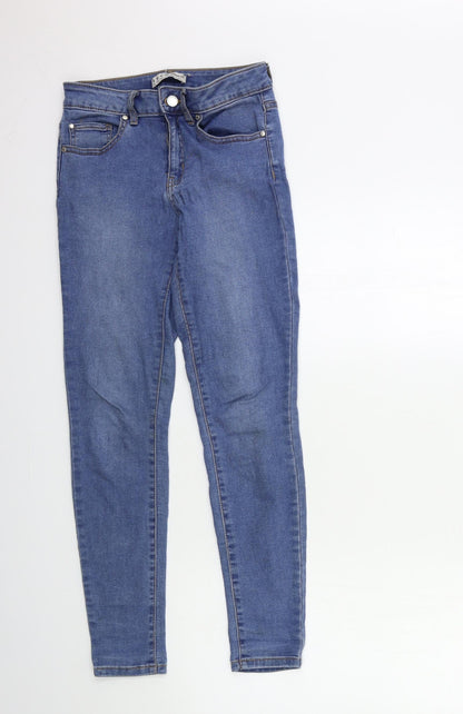 Denim & Co. Womens Blue  Denim Skinny Jeans Size 8 L28 in