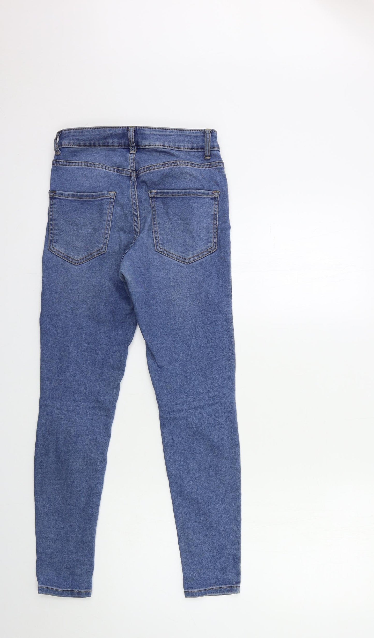 Denim & Co. Womens Blue  Denim Skinny Jeans Size 8 L28 in