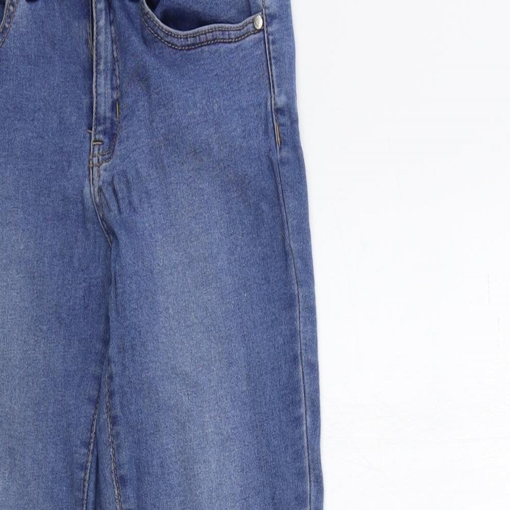 Denim & Co. Womens Blue  Denim Skinny Jeans Size 8 L28 in