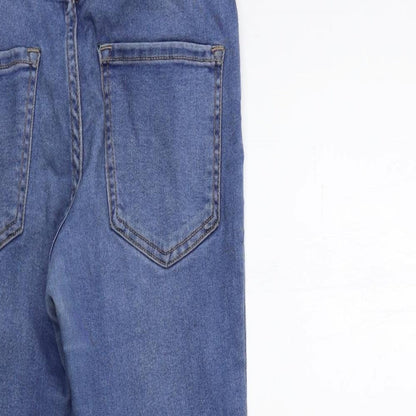 Denim & Co. Womens Blue  Denim Skinny Jeans Size 8 L28 in