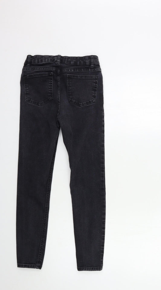 365 denim Womens Grey  Denim Skinny Jeans Size 8 L26 in