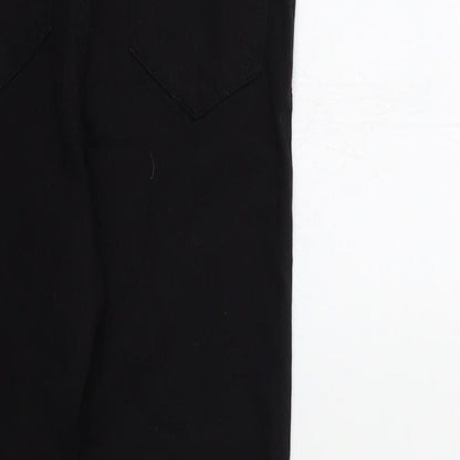 Denim & Co. Womens Black  Denim Skinny Jeans Size 6 L26 in