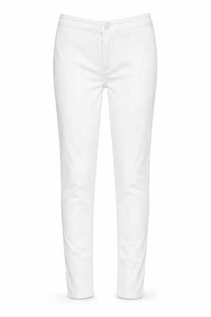 Womens UK Size 8 Denim & Co. Regular Fit Skinny White Jeans