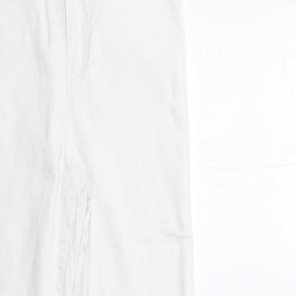 Denim & Co. Womens White  Denim Skinny Jeans Size 8 L29 in