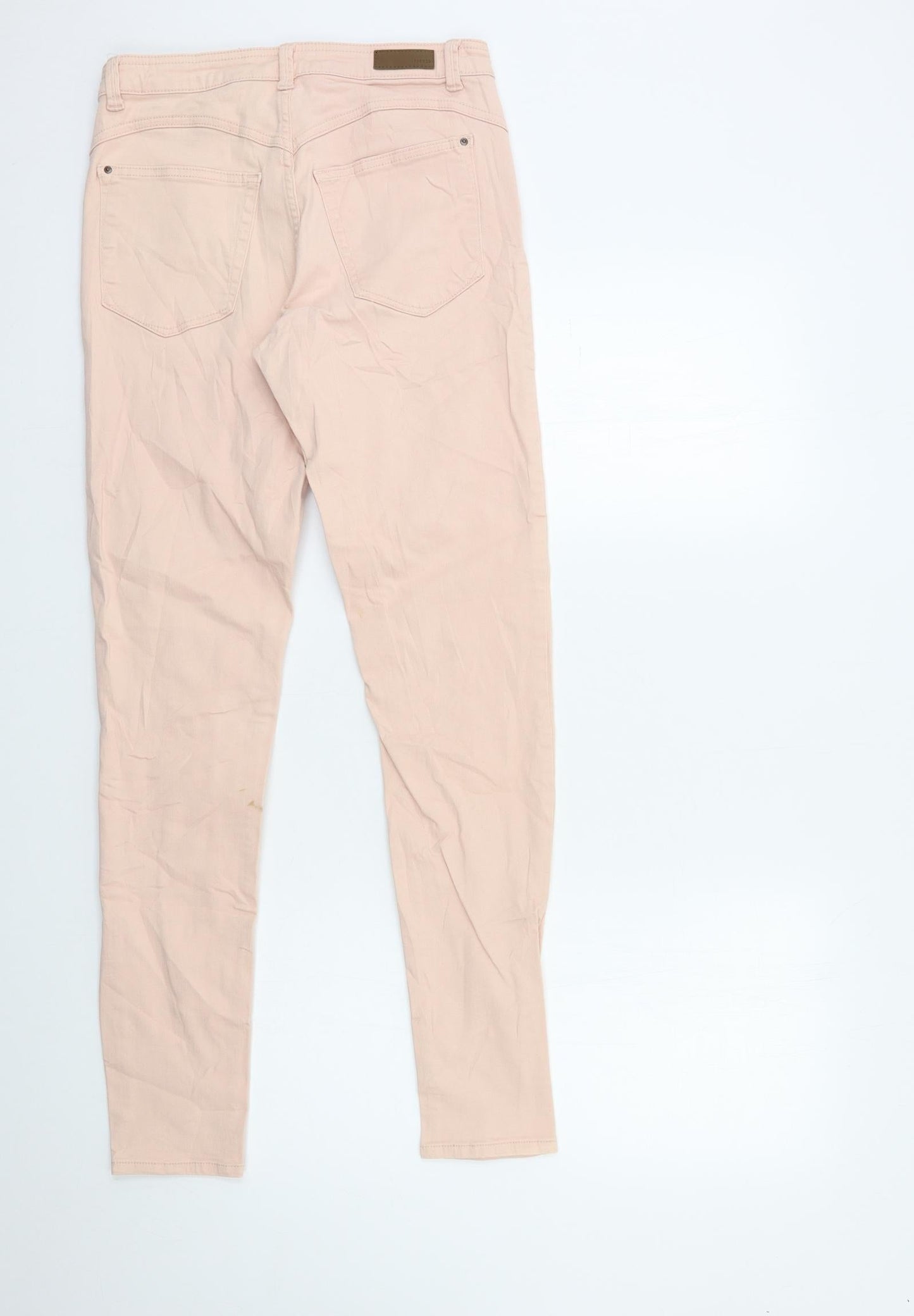 Womens UK Size M Pieces Regular Fit Skinny Pink Jeans