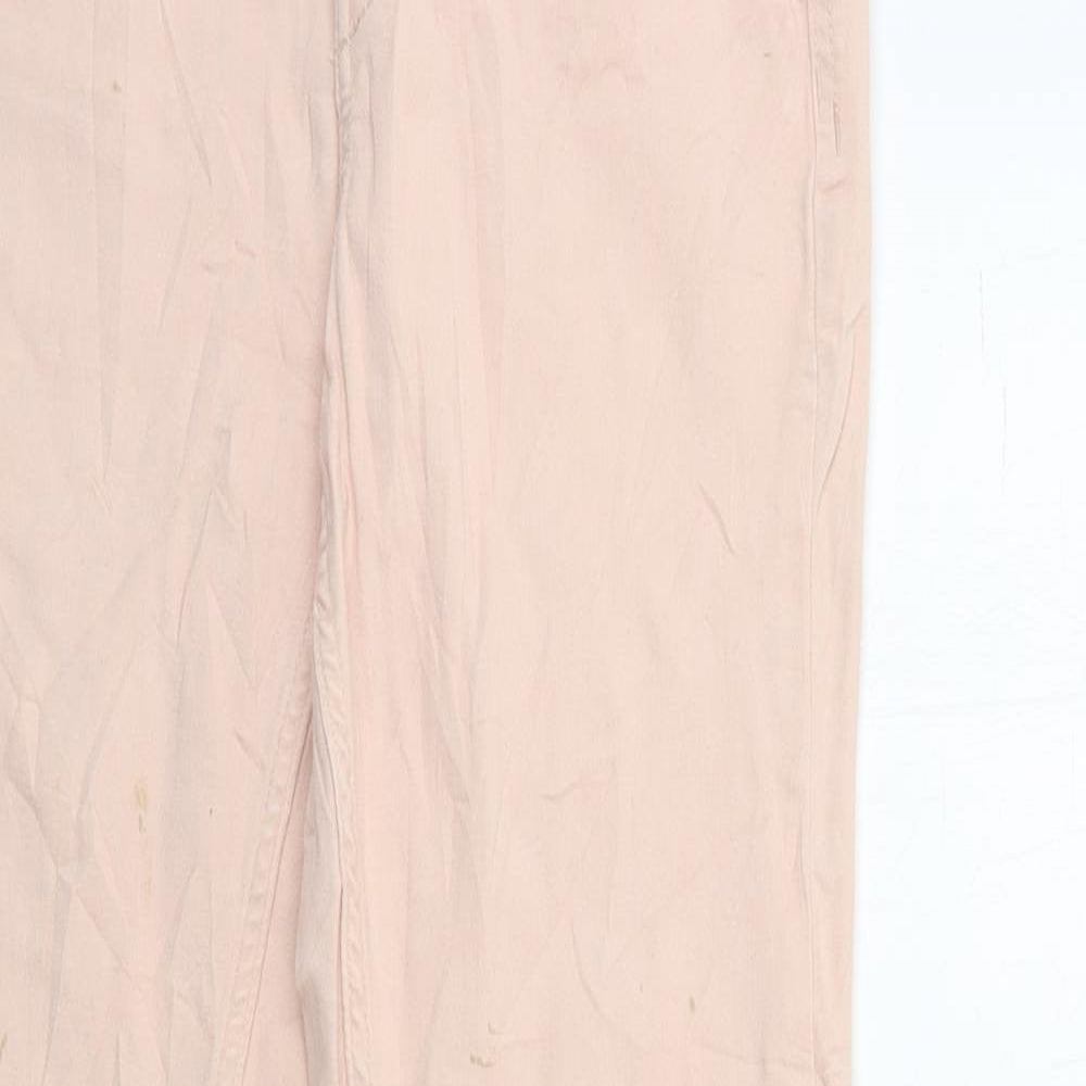 Womens UK Size M Pieces Regular Fit Skinny Pink Jeans