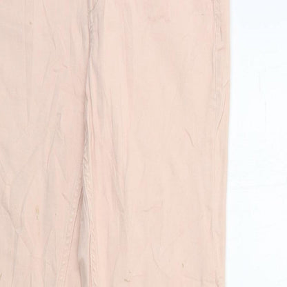 Womens UK Size M Pieces Regular Fit Skinny Pink Jeans