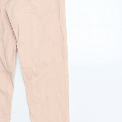Womens UK Size M Pieces Regular Fit Skinny Pink Jeans