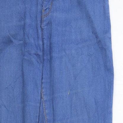 Denim & Co. Womens Blue  Denim Skinny Jeans Size 12 L29 in