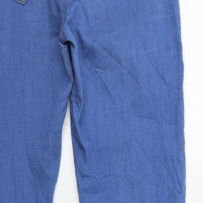 Denim & Co. Womens Blue  Denim Skinny Jeans Size 12 L29 in