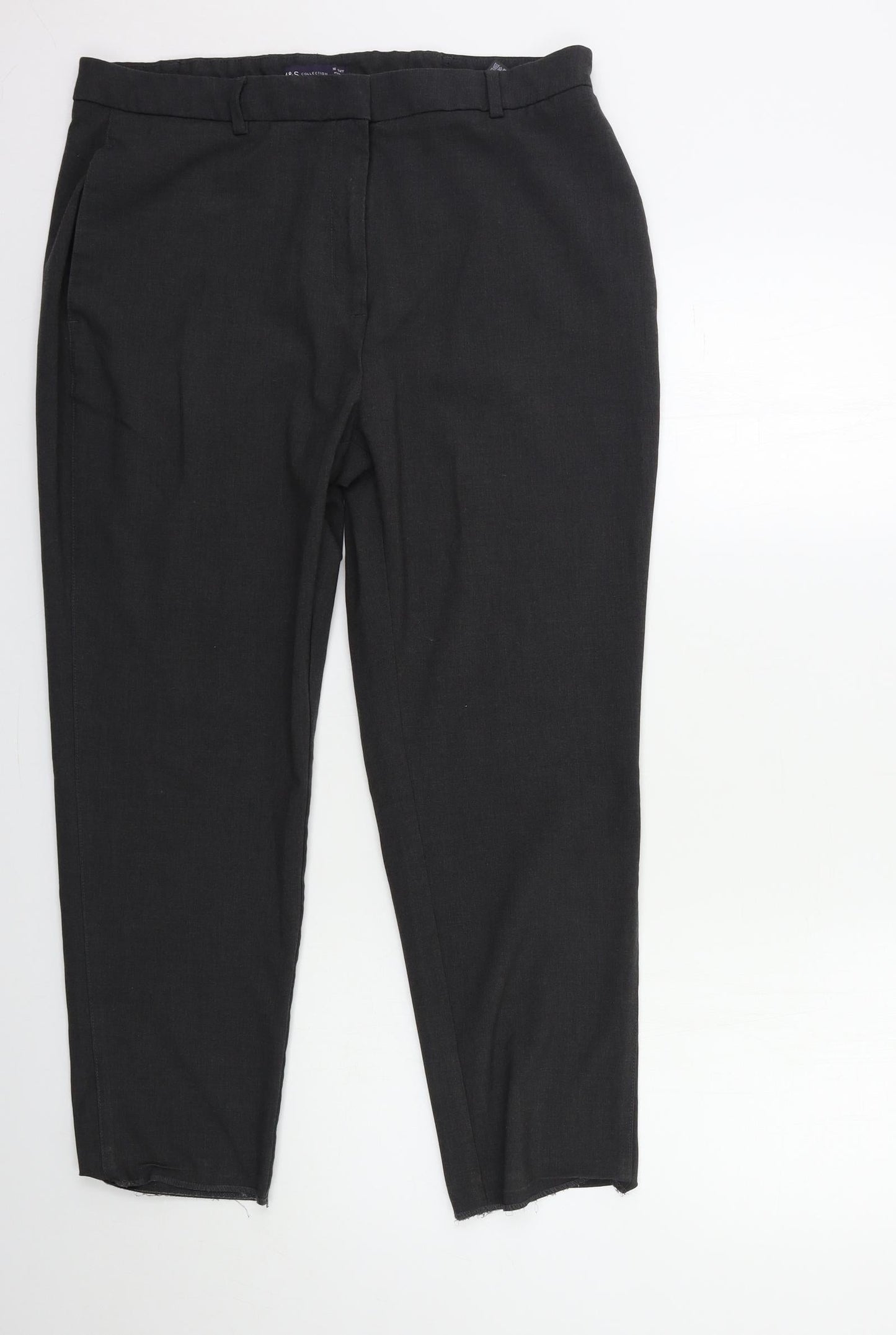 Womens UK Size 16 Marks and Spencer Regular Fit  Grey Trousers