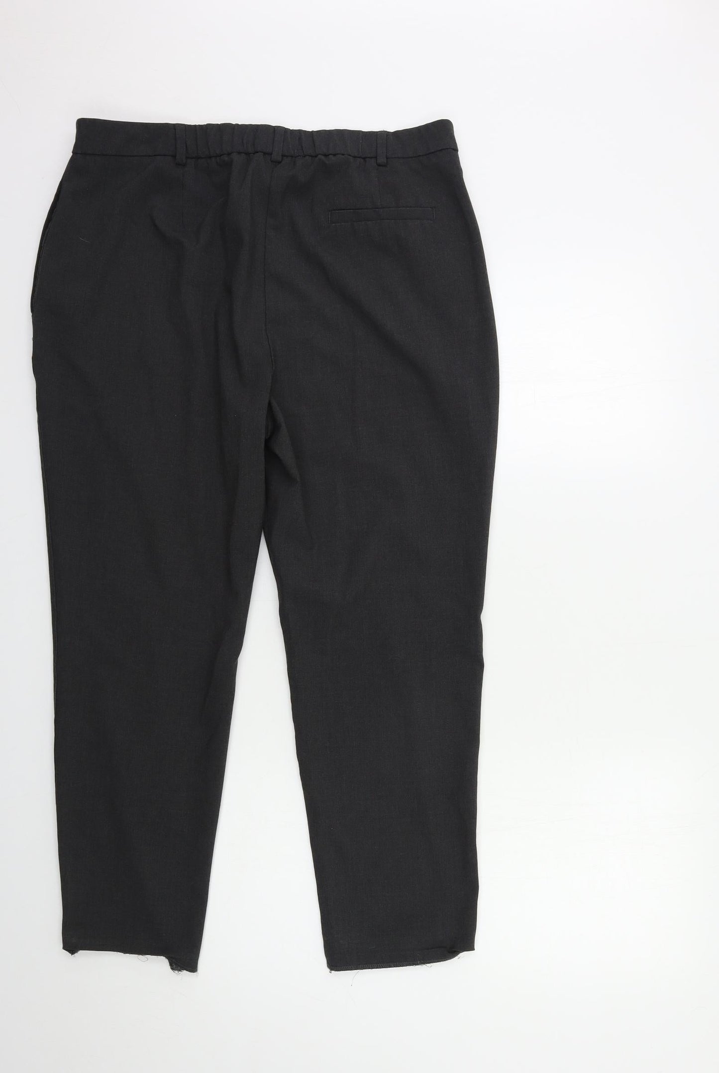 Womens UK Size 16 Marks and Spencer Regular Fit  Grey Trousers