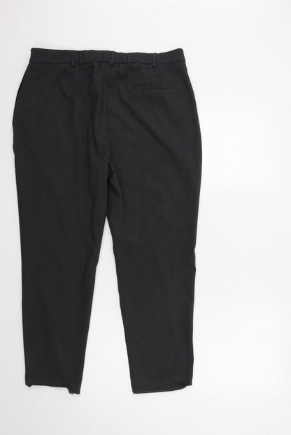 Womens UK Size 16 Marks and Spencer Regular Fit  Grey Trousers