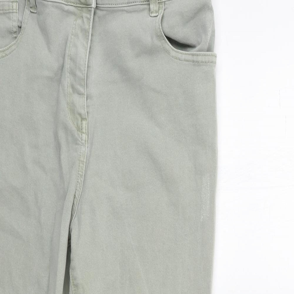 Matalan Womens Grey  Denim Skinny Jeans Size 12 L25 in