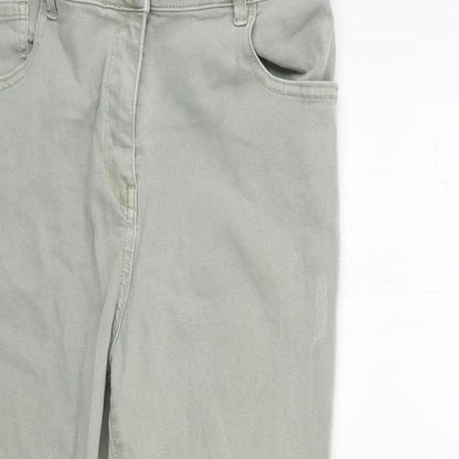 Matalan Womens Grey  Denim Skinny Jeans Size 12 L25 in