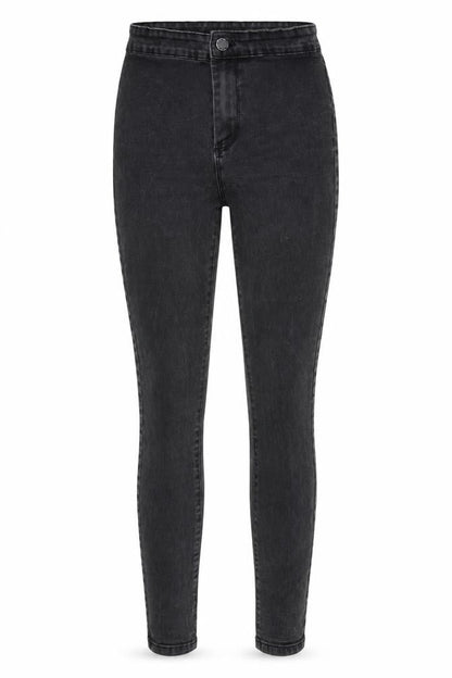 Denim & Co. Womens Grey  Denim Skinny Jeans Size 12 L28 in
