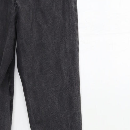 Denim & Co. Womens Grey  Denim Skinny Jeans Size 12 L28 in