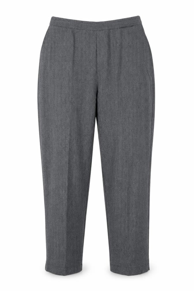 Womens UK Size 16 Emma Collection Regular Fit Dress Pants Grey Trousers