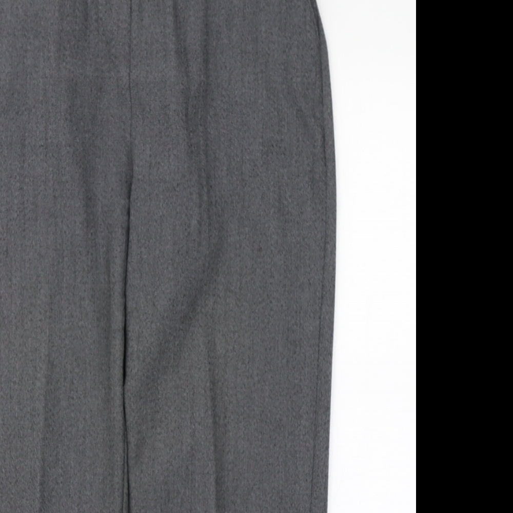 Womens UK Size 16 Emma Collection Regular Fit Dress Pants Grey Trousers