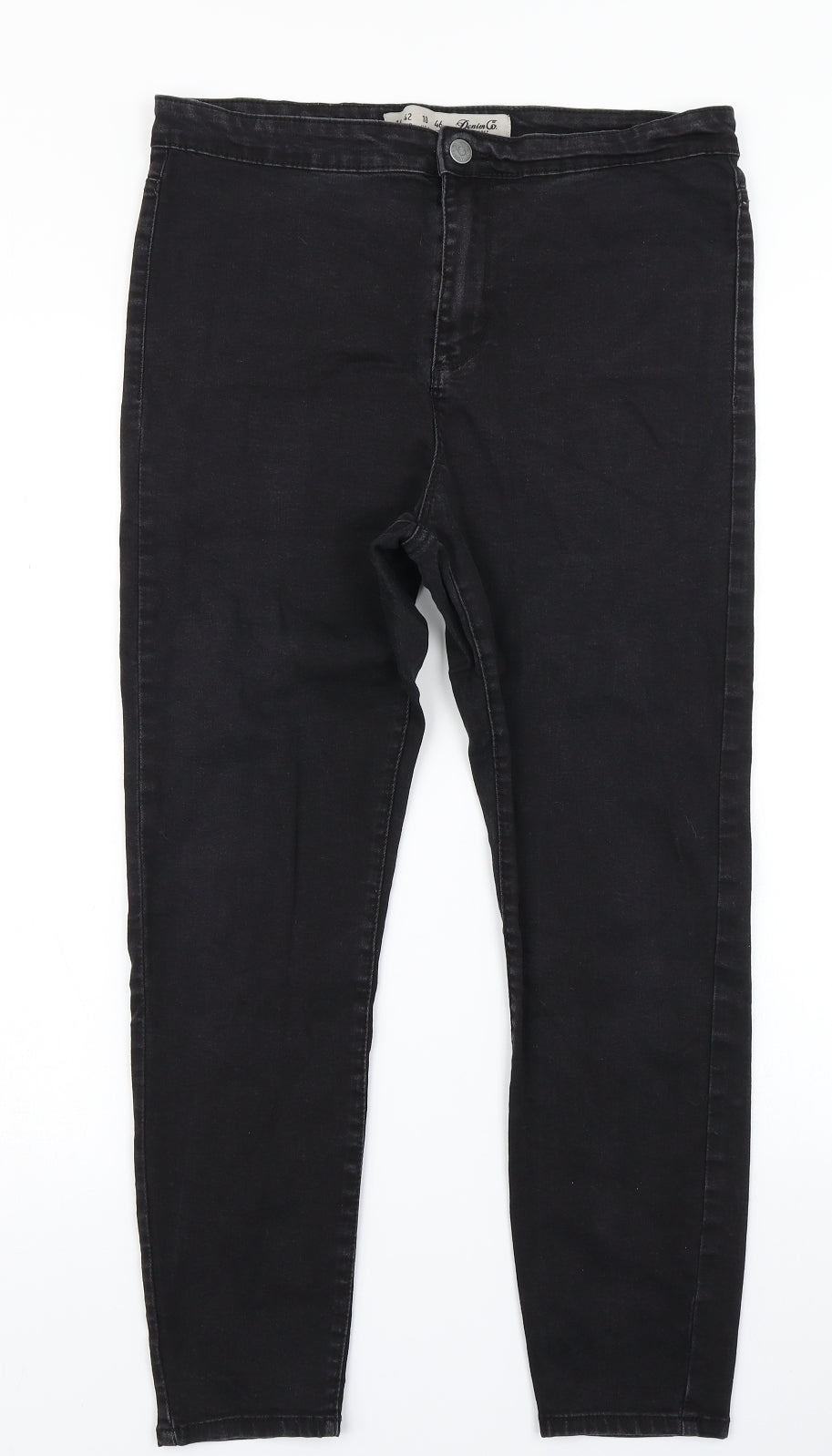 Denim Co Womens Black  Denim Skinny Jeans Size 14 L24 in