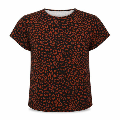 Womens UK Size 8 New Look Brown Basic T-Shirt