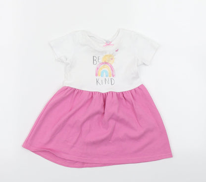 Studio Girls Pink   Skater Dress  Size 9-12 Months